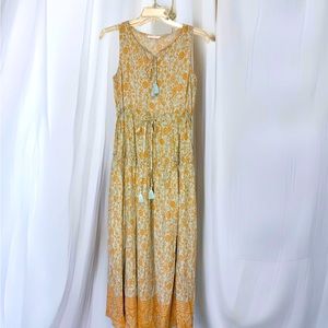 Ces Femme Women's Floral Maxi Dress Size S